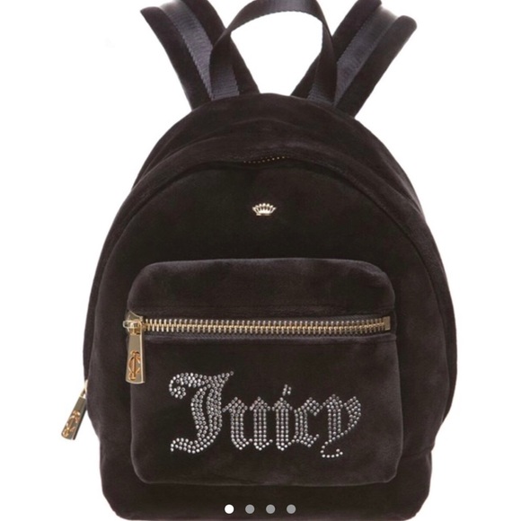 juicy couture velvet mini backpack